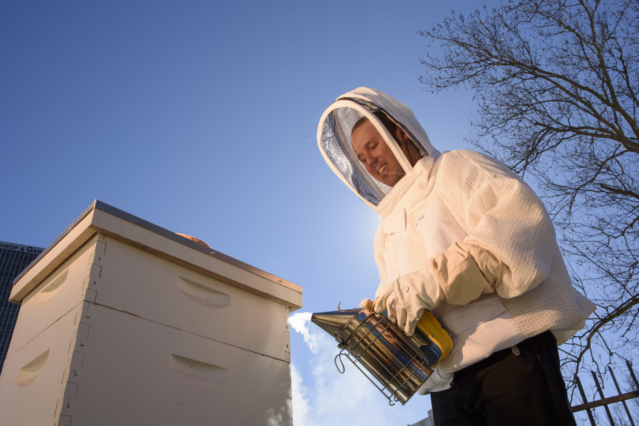 The Blue KC Team Rebuilds the Hive Beekeeping Kansas City